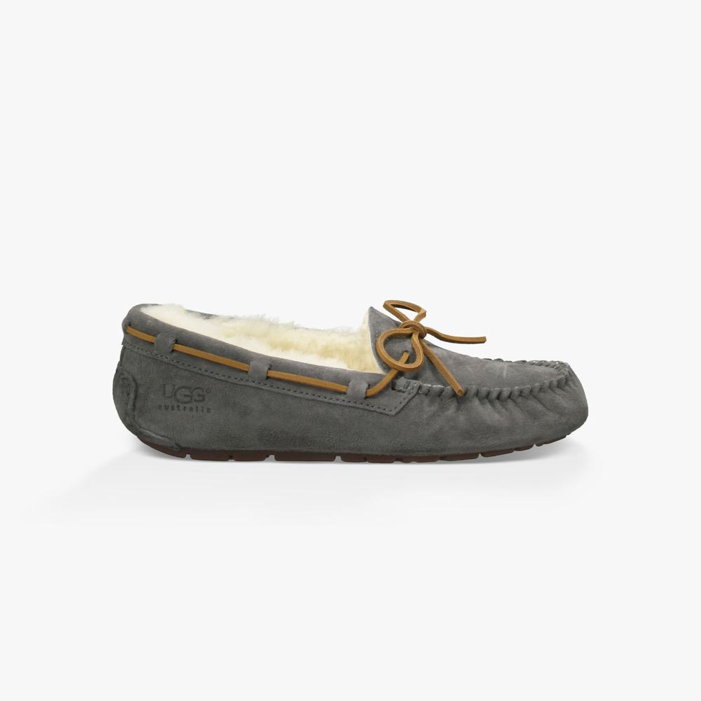 Mocassin UGG Dakota Slip-On Femme Grise Soldes 797NJSRF